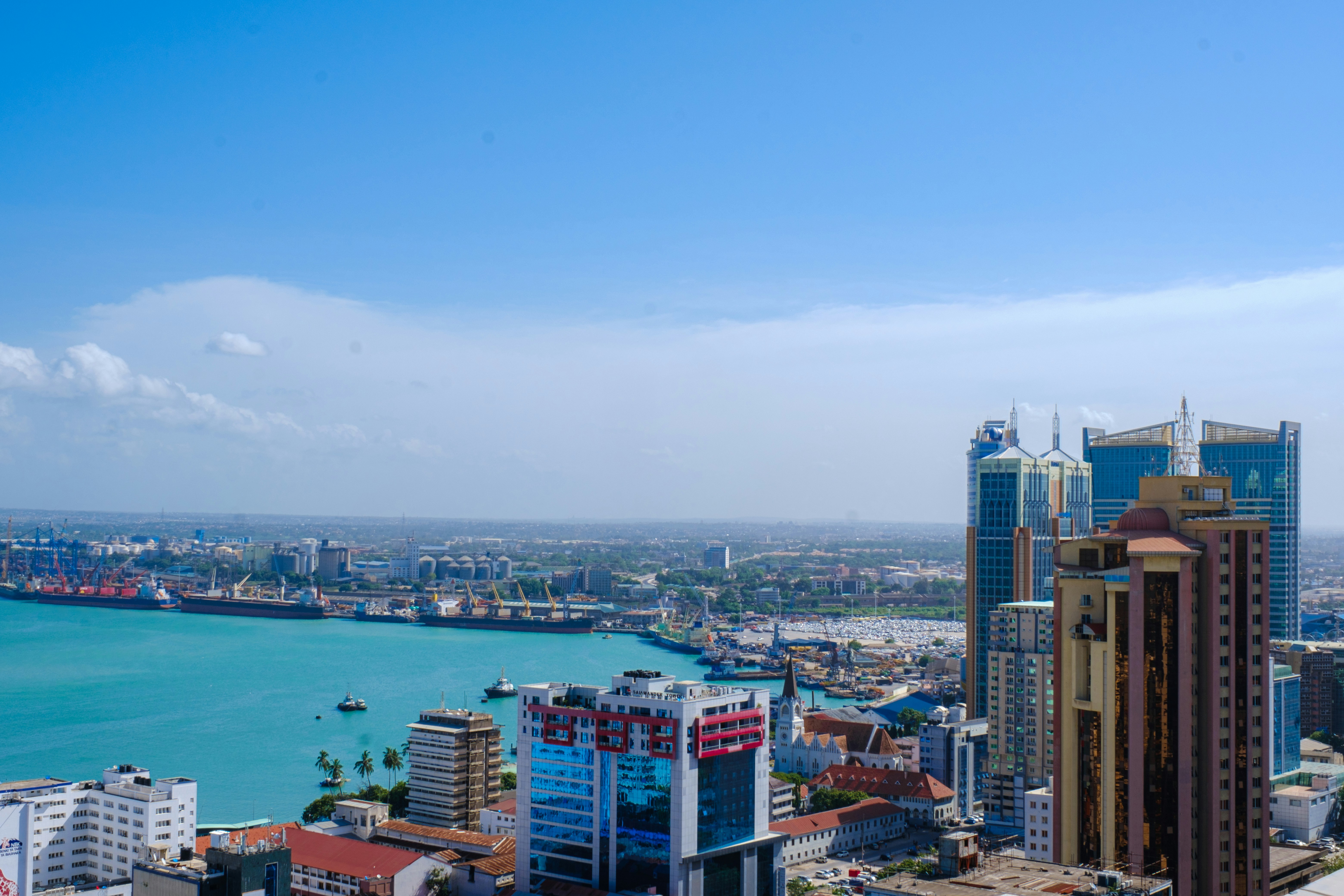 Dar es Salaam skyline - Maptech base of operations